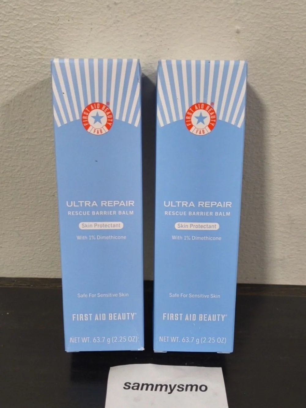 First Aid Beauty FAB ULTRA REPAIR Rescue Barrier Balm 2.25oz 03/27 x2
